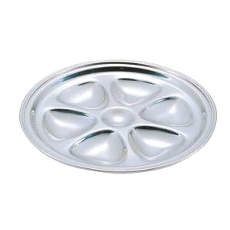 UK 18-8菊渕オイスタープレート 1個（ご注文単位1個）【直送品】