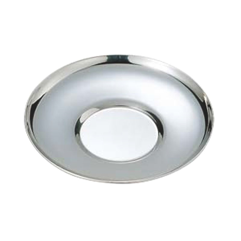 SW 18-8アイスカップ受皿 段付 1個(ご注文単位1個)【直送品】