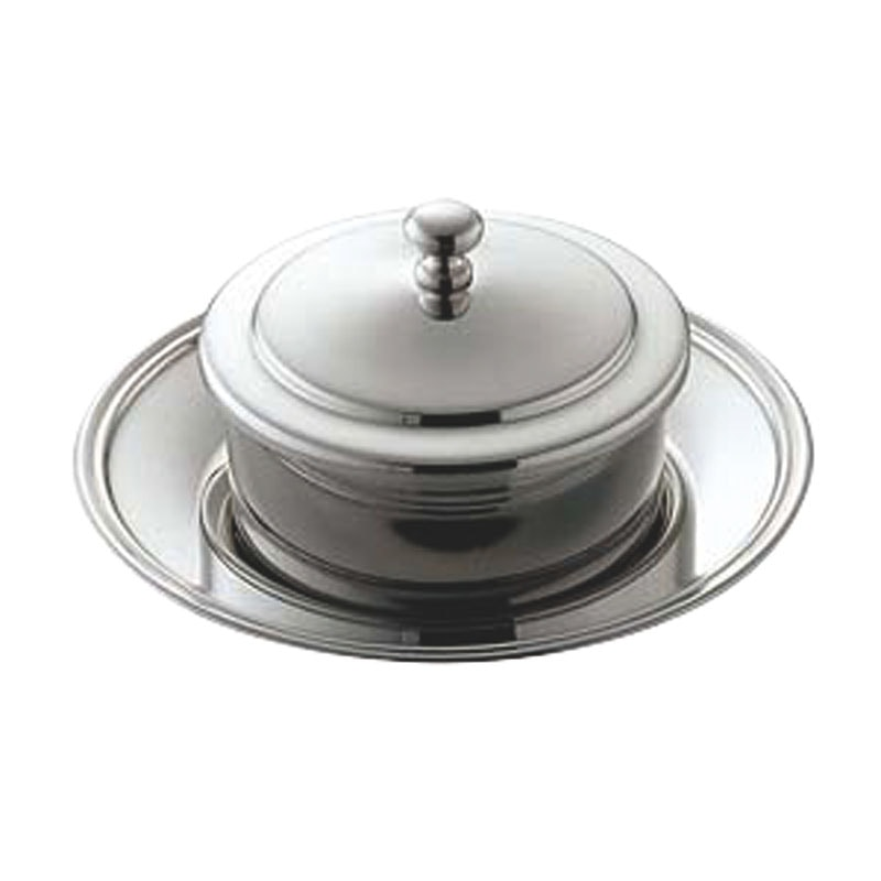 UK 18-8渕巻バターディッシュ 1個（ご注文単位1個）【直送品】