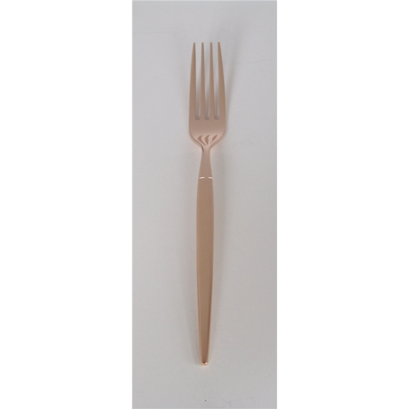 LW №12500 18-10ミルトア・ピンクゴールド デザートフォーク 1個(ご注文単位1個)【直送品】