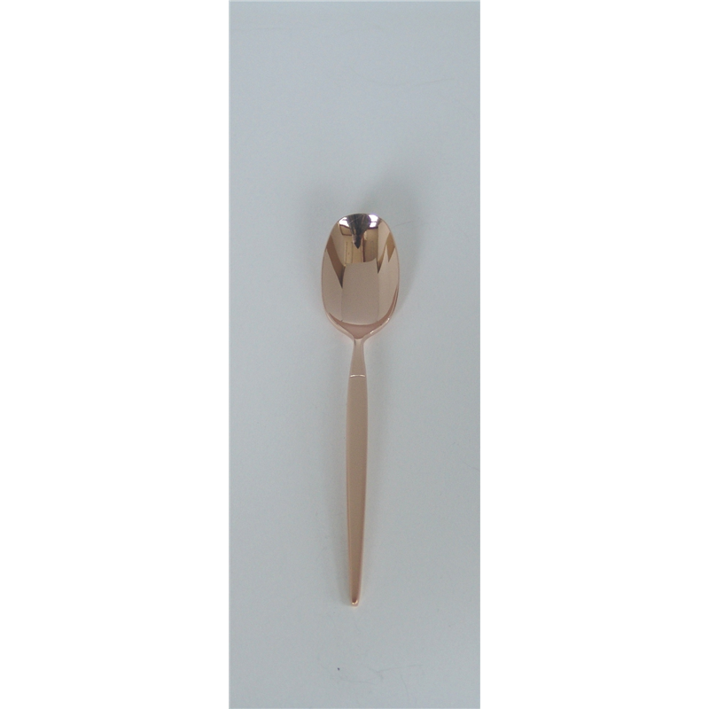 LW №12500 18-10ミルトア･ピンクゴールド ティースプーン 1個（ご注文単位1個）【直送品】