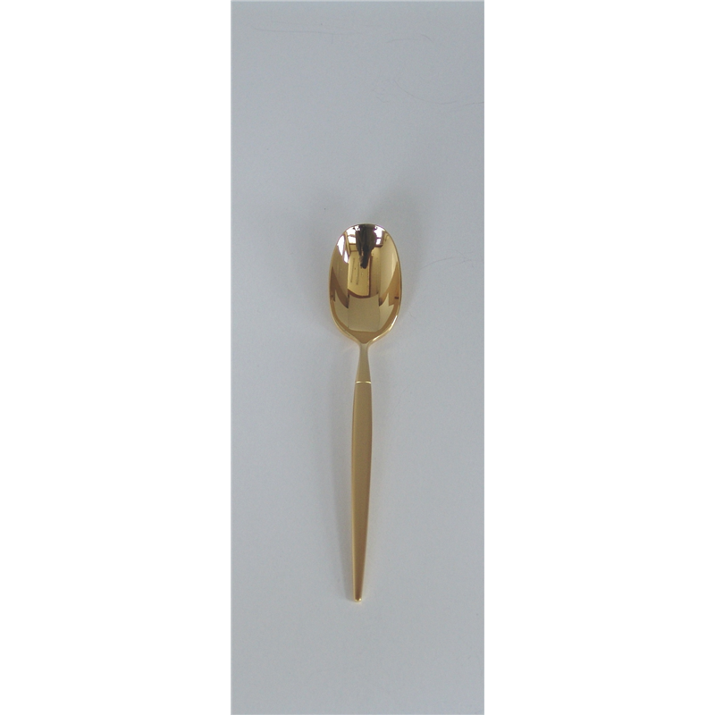 LW №12500 18-10ミルトア 金仕上 コーヒースプーン 1個（ご注文単位1個）【直送品】