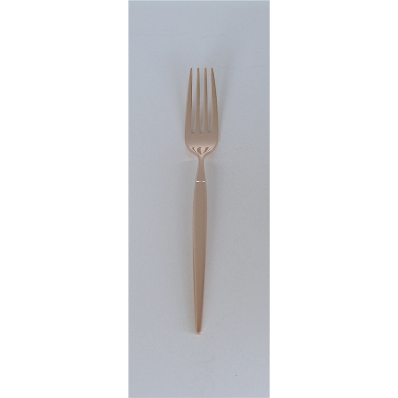 LW №12500 18-10ミルトア・ピンクゴールド フルーツ&サラダフォーク 1個(ご注文単位1個)【直送品】
