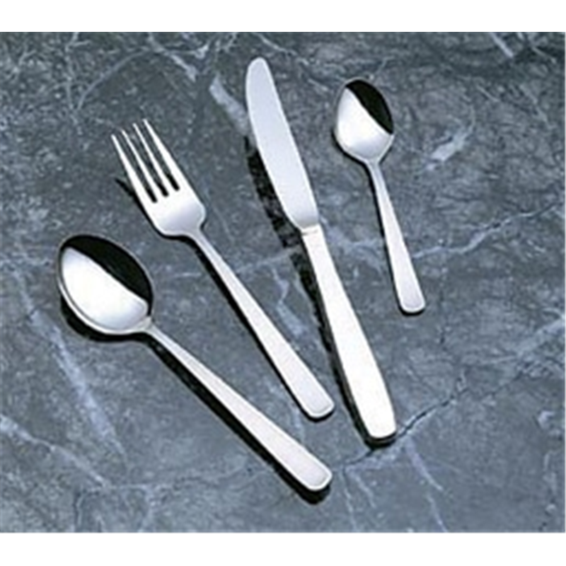 KK18-8ライラック デザートナイフ(HH)ノコ刃付 1個(ご注文単位1個)【直送品】