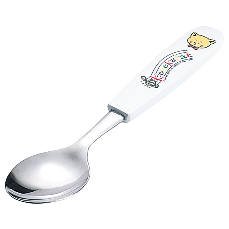 PC柄お子様スプーン L-106 こねこたいスプーン 1個(ご注文単位1個)【直送品】
