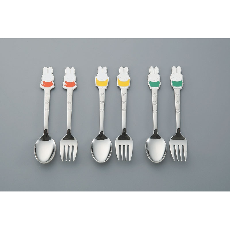 ステン ミッフィーおともだちフォーク(黄)DMY-02 1個（ご注文単位1個）【直送品】