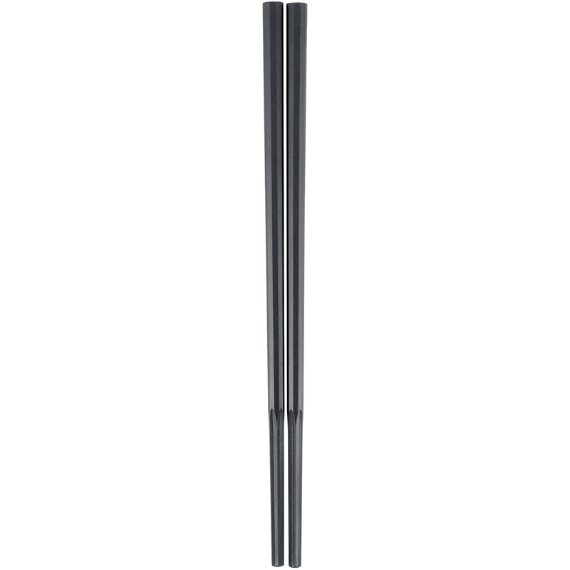 GM-4051 10角ぐる麺箸 極太 23cm 黒 1個（ご注文単位1個）【直送品】