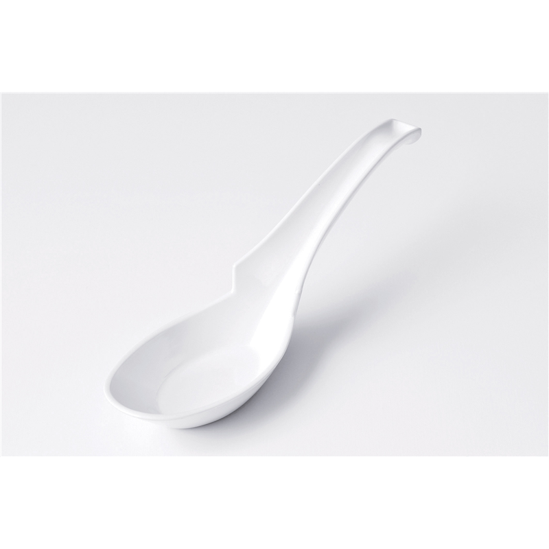 C-74 ラーメンレンゲスプーン (白) 1個（ご注文単位1個）【直送品】