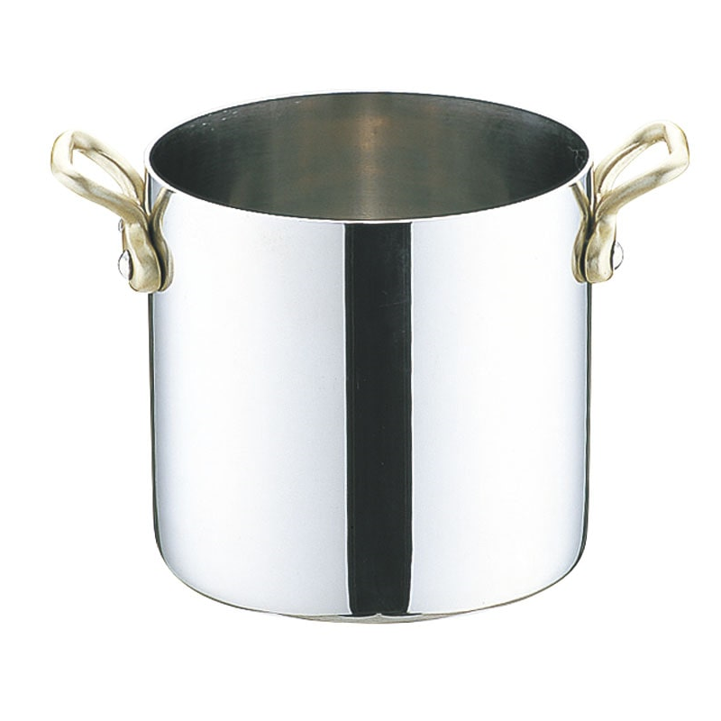 UK 18-8 プチパン 両手寸胴鍋(蓋無) 10cm 1個（ご注文単位1個）【直送品】