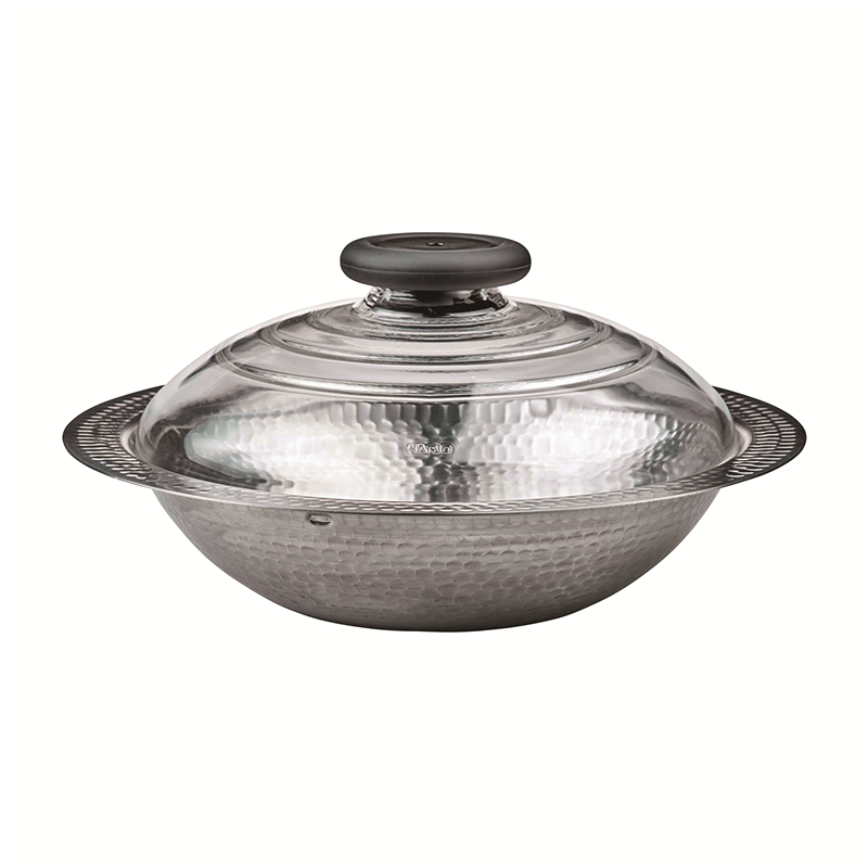 ハリオ フタがガラスのIH対応ステンレス鍋 23 雪平 MIS-23 1個（ご注文単位1個）【直送品】