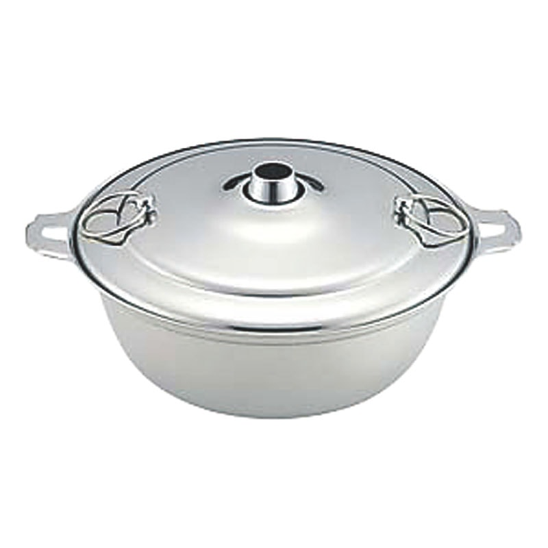KO 18-8シャブ鍋 30cm 1個（ご注文単位1個）【直送品】