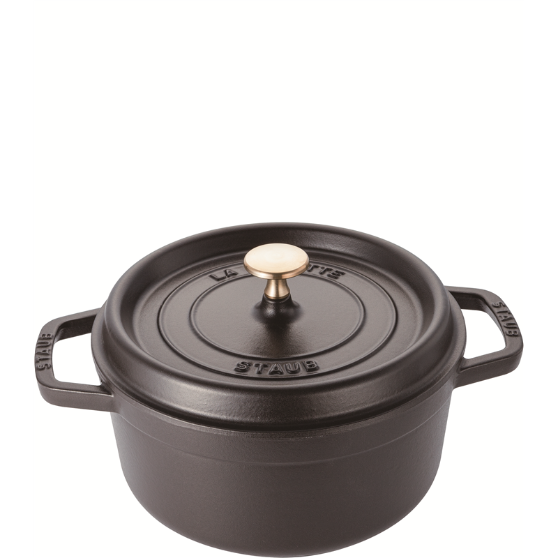 ストウブ ピコ･ココット ラウンド ブラック 10cm 40500-101 1個（ご注文単位1個）【直送品】