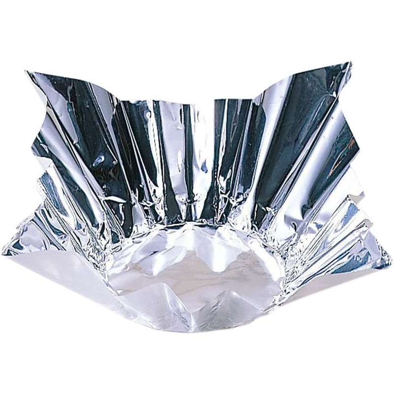 アルミ箔紙鍋 シルバー大(100枚入) FN-24 1個（ご注文単位1個）【直送品】