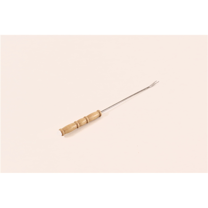 木柄フォンデュフォーク (バラ) 1個(ご注文単位1個)【直送品】