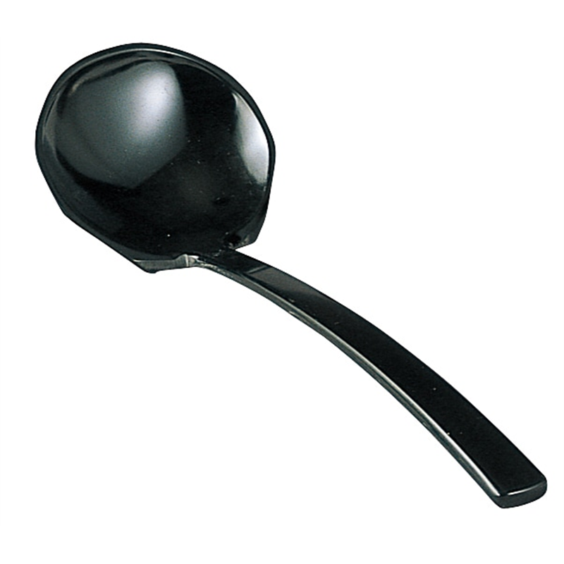 C-70 メラミンお玉(田舎杓子) (黒) 1個（ご注文単位1個）【直送品】