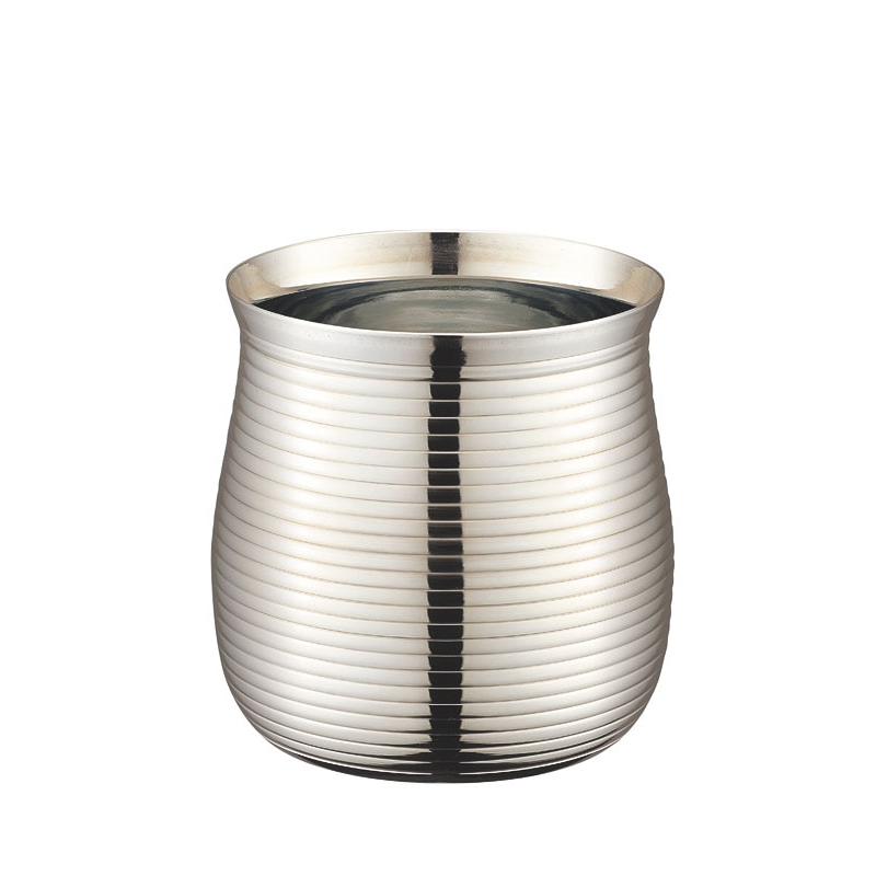 UK ステンレス ガラ入れ(A)(ライン入り) M 1個（ご注文単位1個）【直送品】