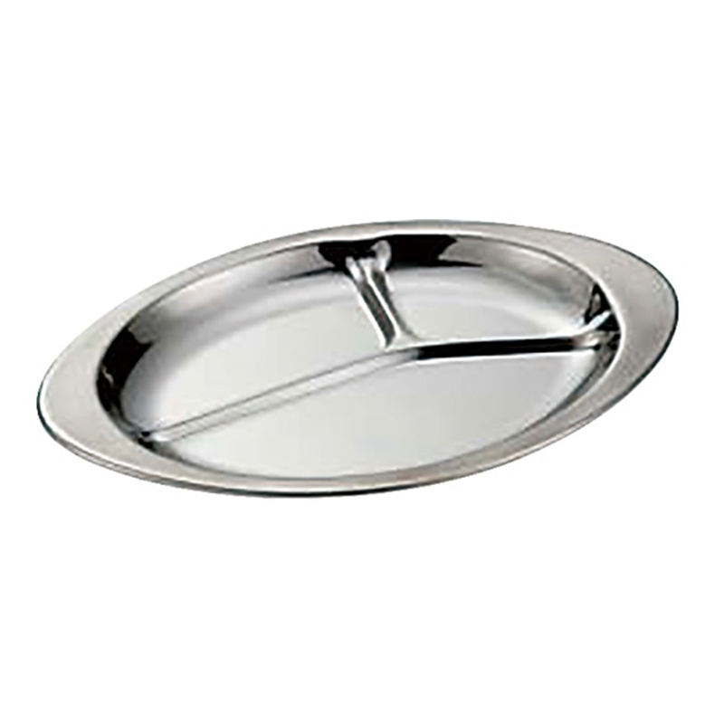 IKD 18-8抗菌ランチ皿 13 1/2インチ 1個（ご注文単位1個）【直送品】