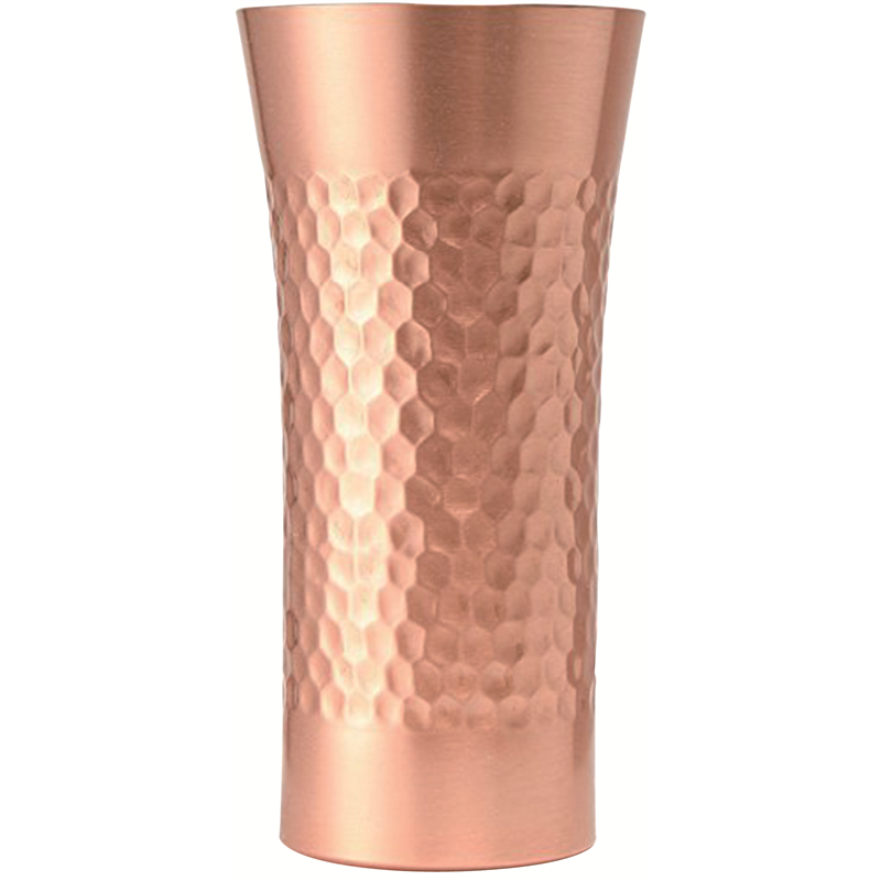 銅製タンブラー槌目入サテン仕上 1個（ご注文単位1個）【直送品】