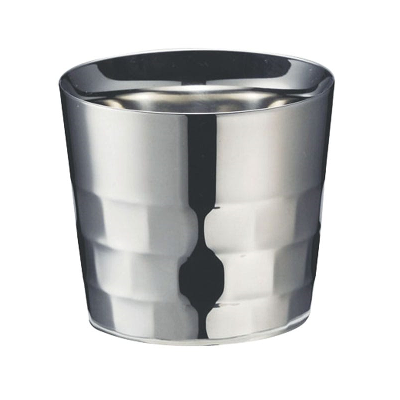 18-8ユキワタンブラー(二重構造) 酒盃 1個（ご注文単位1個）【直送品】