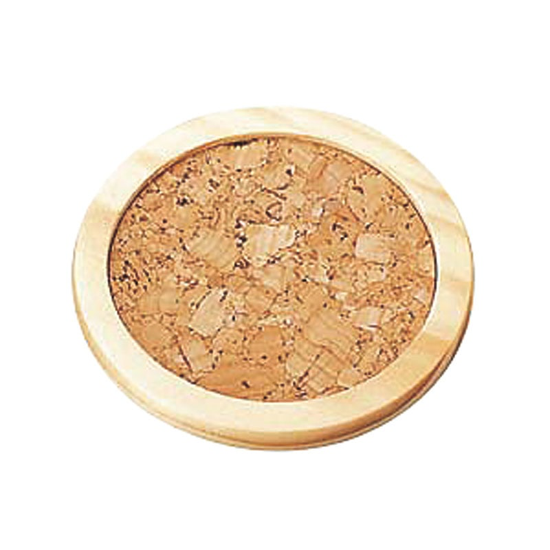 コルクコースター 白木 丸 1個（ご注文単位1個）【直送品】