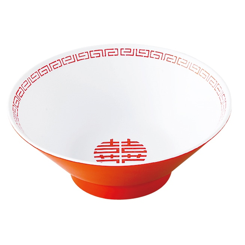 瑞祥 CA-14 新形たんめん丼 白/赤 1個（ご注文単位1個）【直送品】