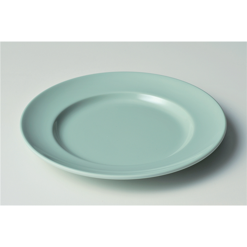 青磁 CS-22 平皿リム型8吋 1個（ご注文単位1個）【直送品】