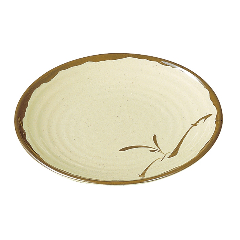 織部 OB-13 丸皿(中) 1個（ご注文単位1個）【直送品】