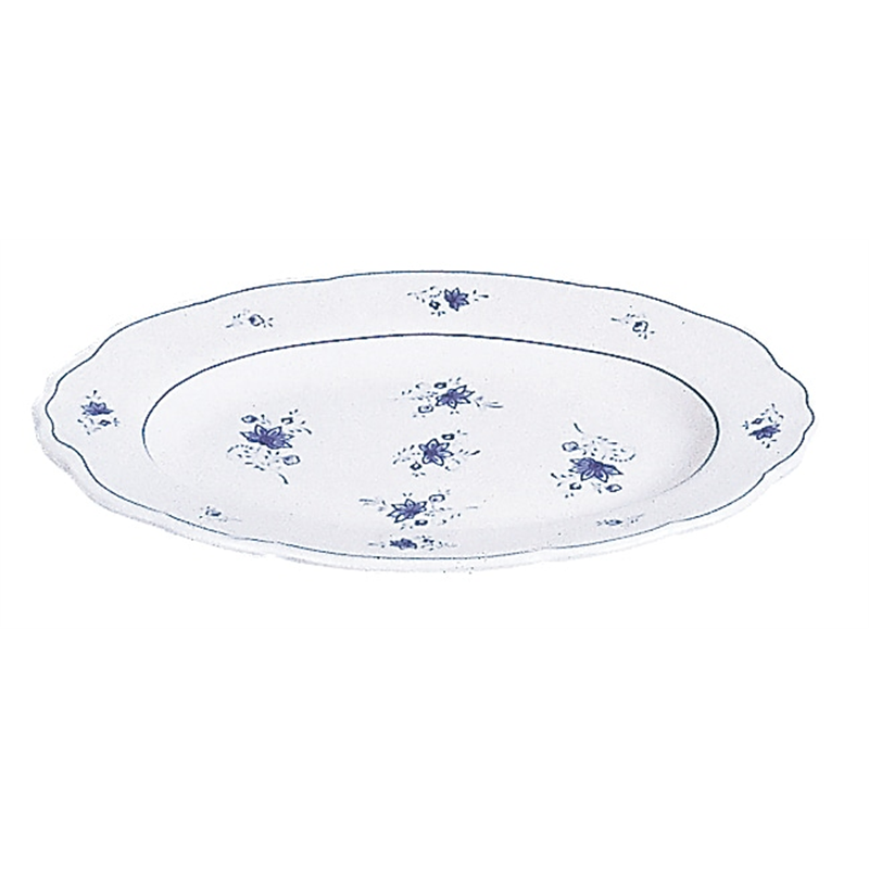 ビューティフラワー BF-10 小判皿8吋 1個（ご注文単位1個）【直送品】