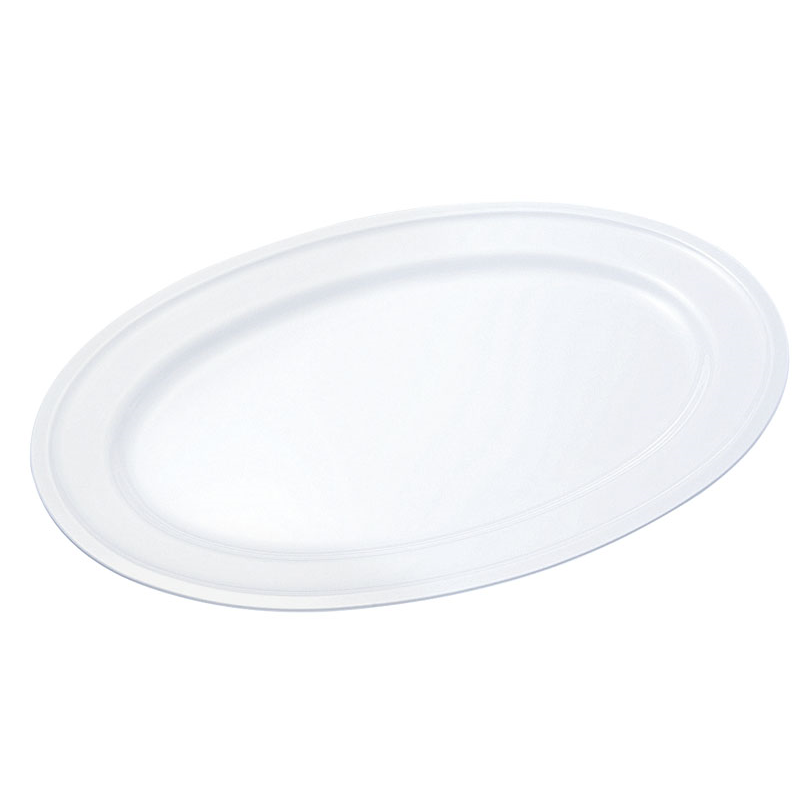 PW-11 小判皿20吋 白無地 1個（ご注文単位1個）【直送品】