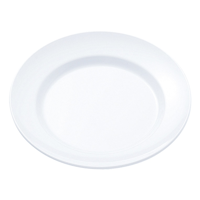 №28W 平皿(リム型)160 (白) 1個（ご注文単位1個）【直送品】