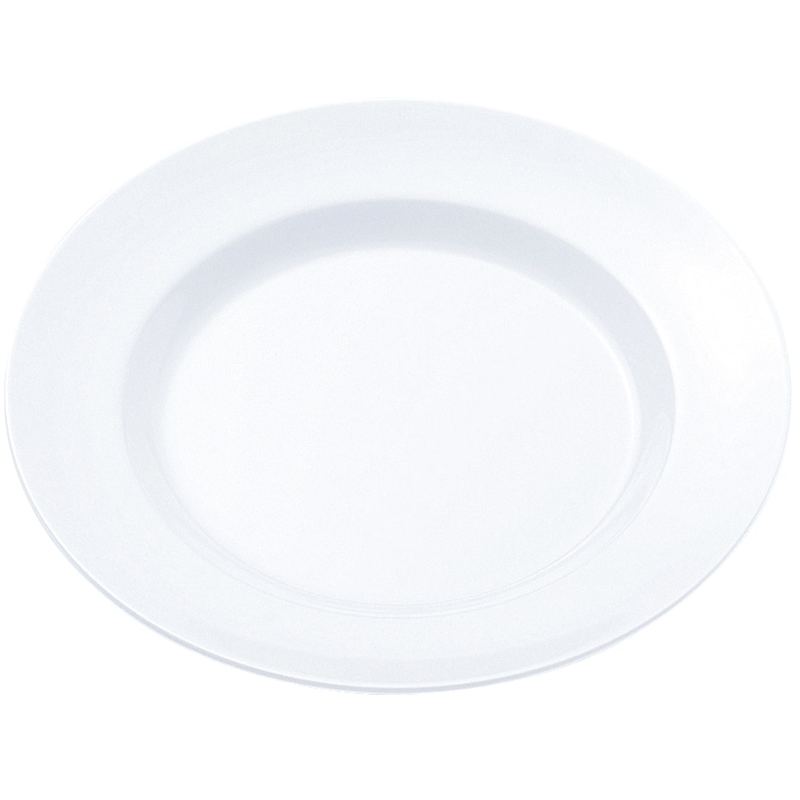 №27W 平皿(リム型)180 (白) 1個（ご注文単位1個）【直送品】