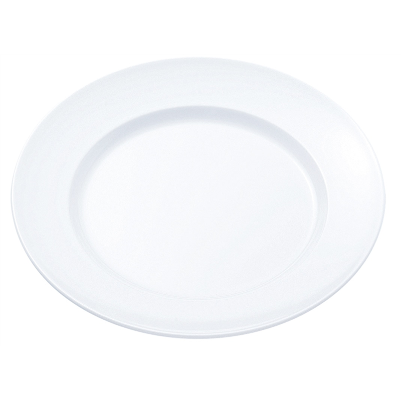 №25W 平皿(リム型9吋)230 (白) 1個（ご注文単位1個）【直送品】