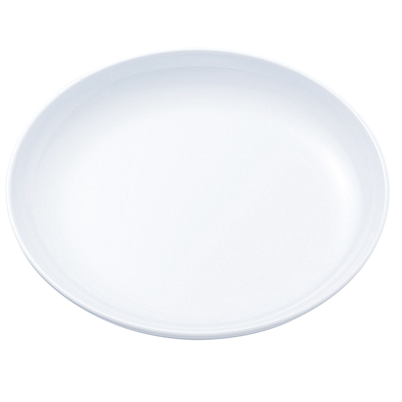 №44BW 給食用パン皿 (白) 1個（ご注文単位1個）【直送品】