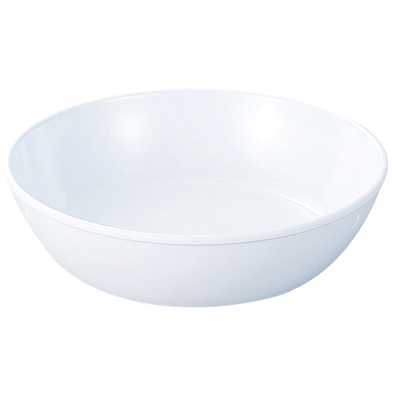 №46BW 給食用 深皿 (白) 1個（ご注文単位1個）【直送品】