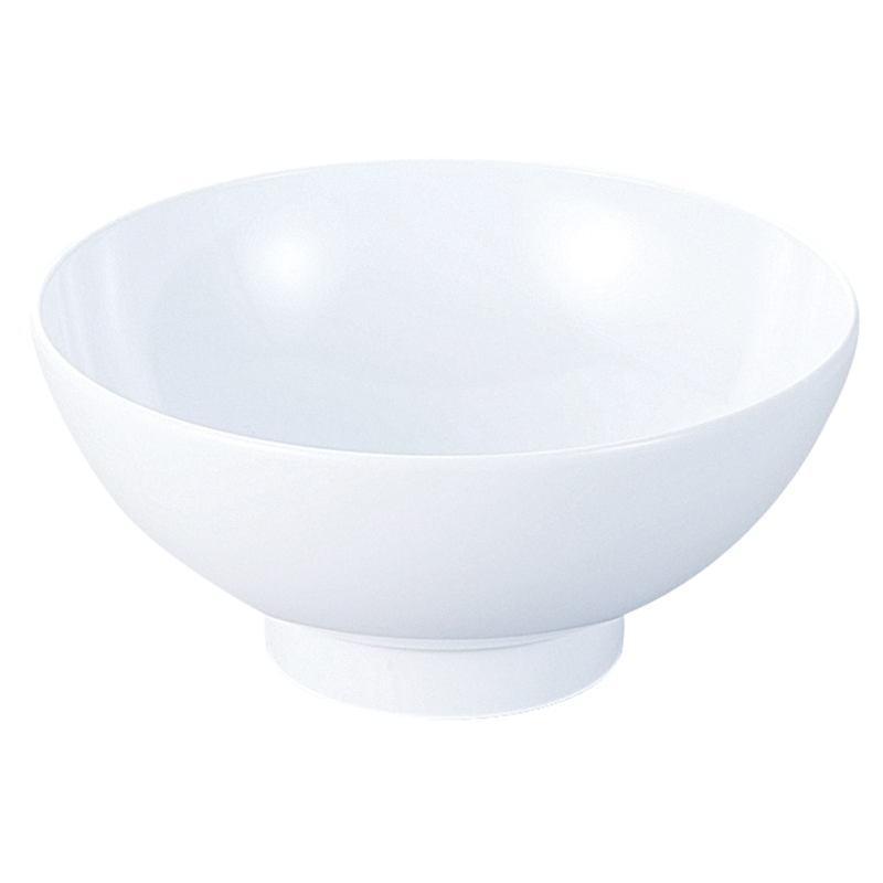 №65W うどん丼(フタなし) (白) 1個（ご注文単位1個）【直送品】