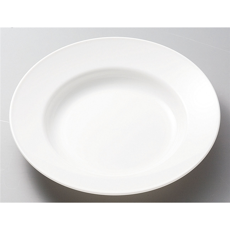 №1716W ポリプロ スープ皿 (ホワイト) 1個（ご注文単位1個）【直送品】