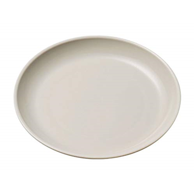 №1712GR ポリプロ給食皿16cm (グレー) 1個（ご注文単位1個）【直送品】