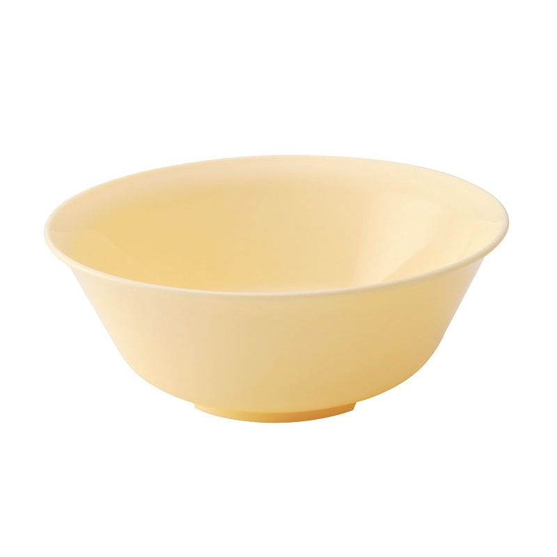 №1717K ポリプロ ラーメンどんぶり (クリーム) 1個(ご注文単位1個)【直送品】