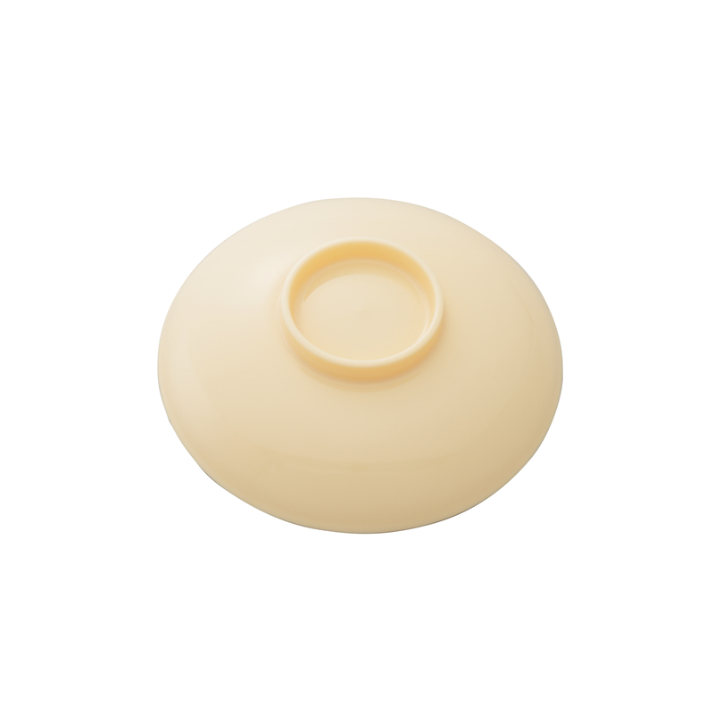 №1715BK ポリプロ 丼(蓋) (クリーム) 1個(ご注文単位1個)【直送品】