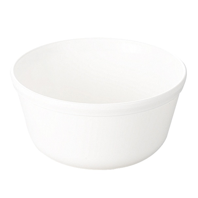 №1704W ポリプロおわん13cm (ホワイト) 1個（ご注文単位1個）【直送品】