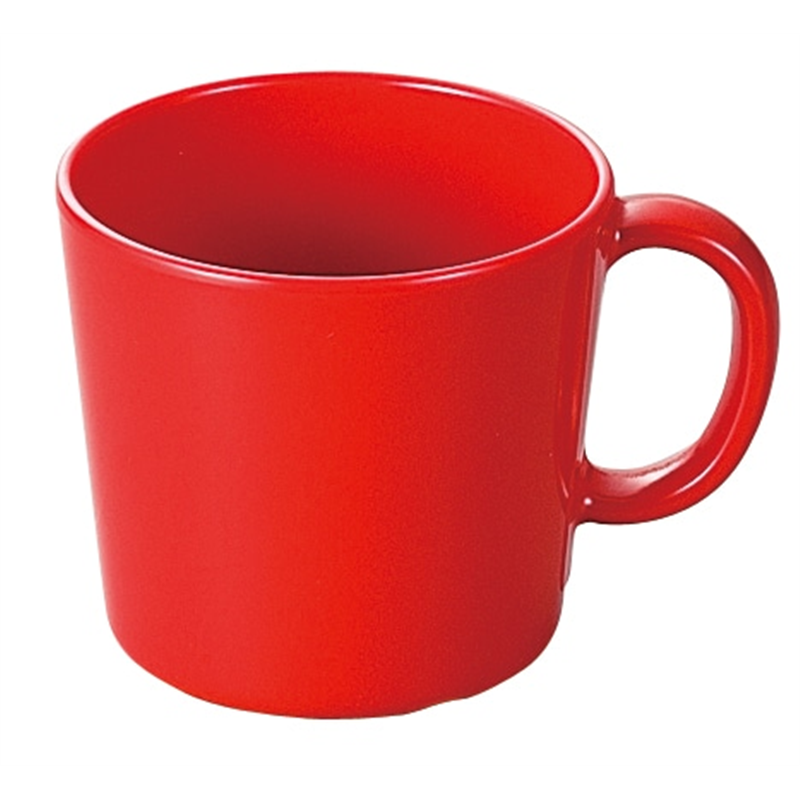 №83R 手付きコップ 赤 1個（ご注文単位1個）【直送品】