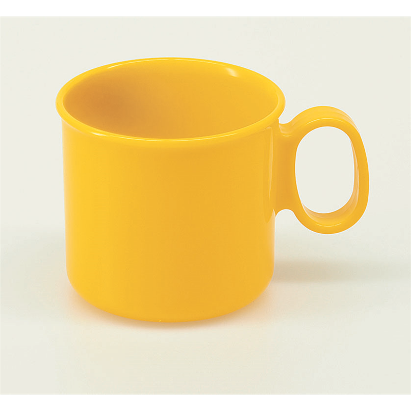 №7041Y 片手コップ220ml イエロー 1個（ご注文単位1個）【直送品】