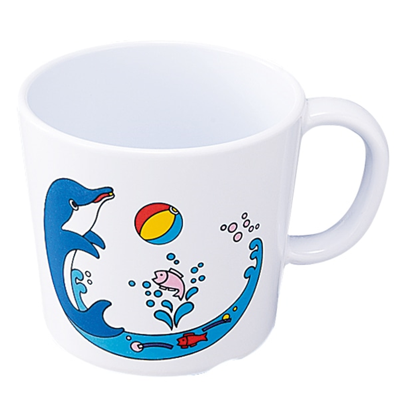 お子様コップ L-15 イルカ片手コップ(大) 1個（ご注文単位1個）【直送品】