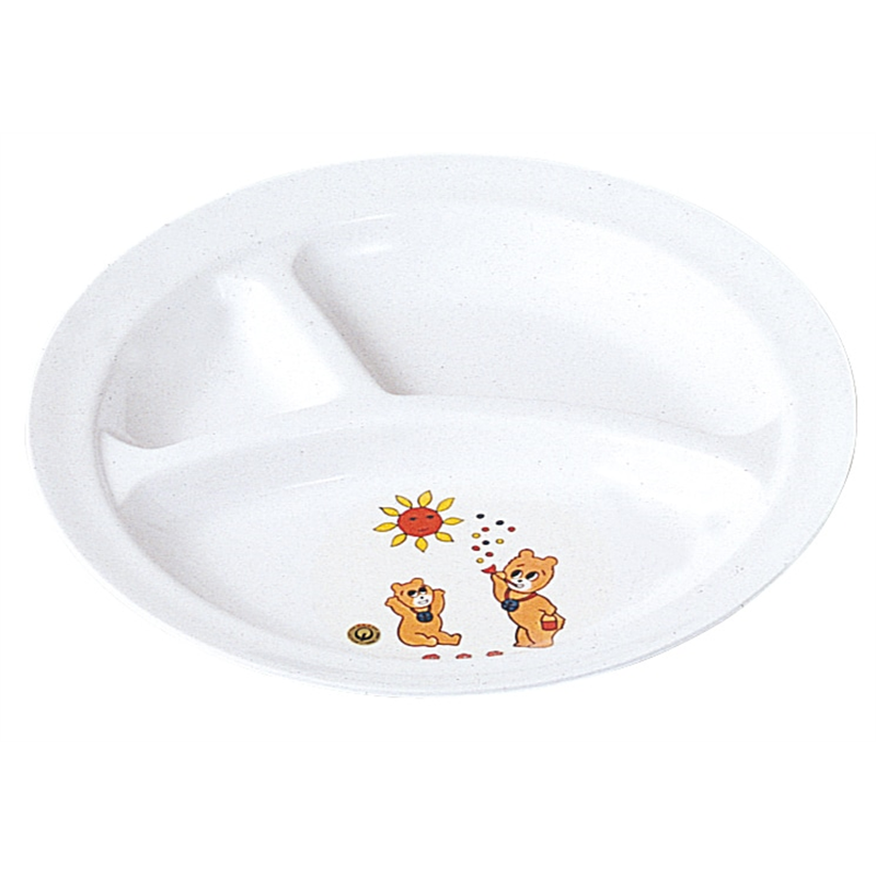 お子様食器 KF-1 丸ランチ皿 コロちゃん 1個(ご注文単位1個)【直送品】