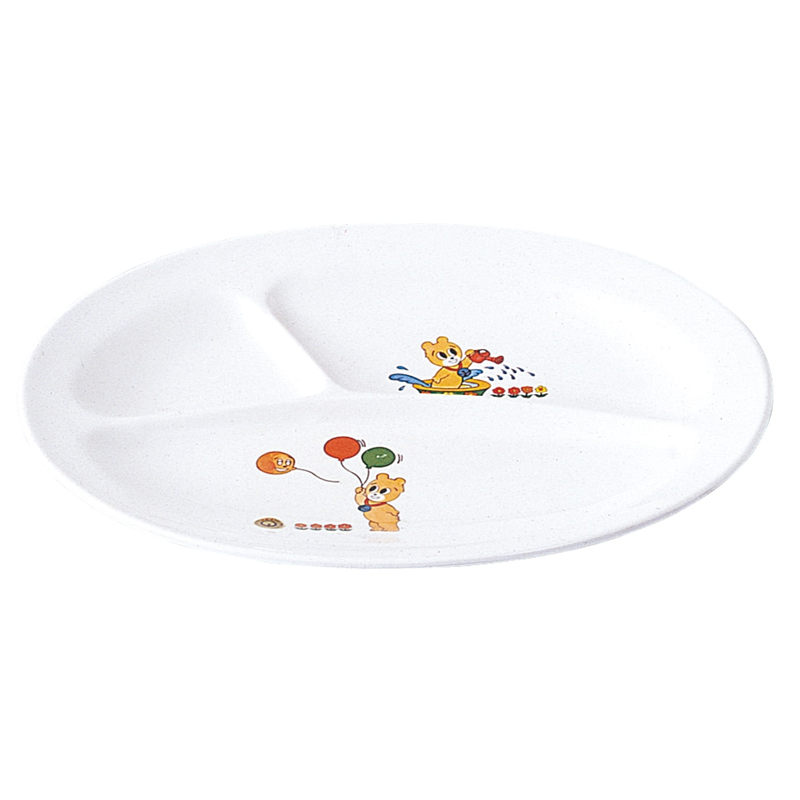 お子様食器 KF-12 小判ランチ皿(小) コロちゃん 1個(ご注文単位1個)【直送品】