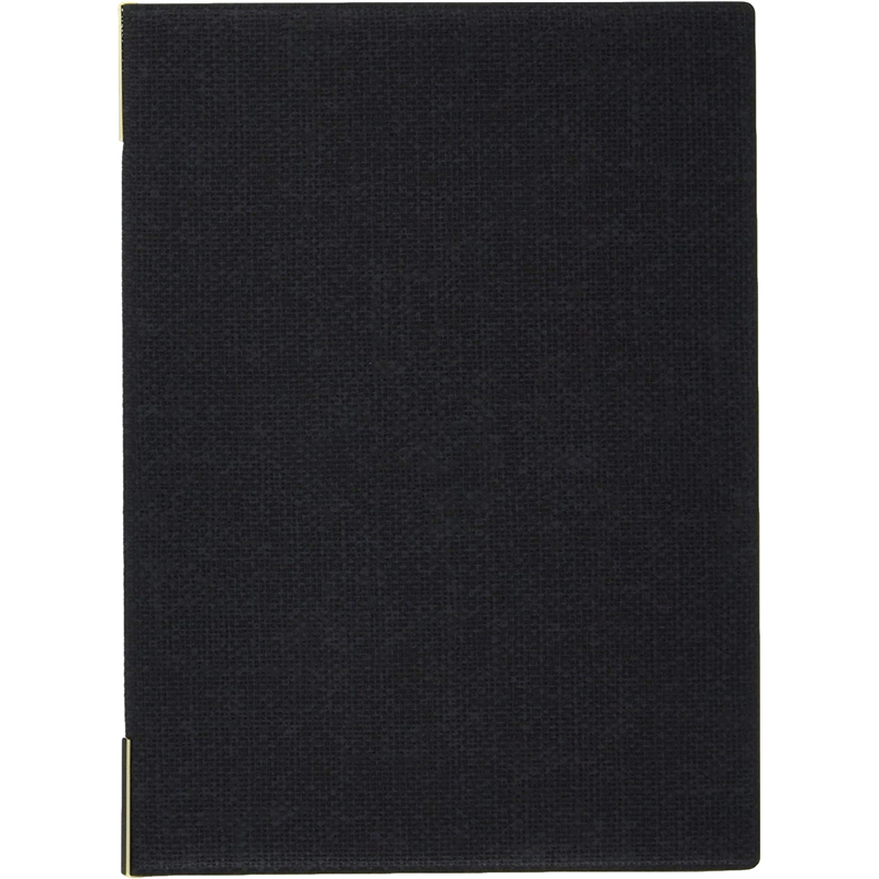 えいむ フラックスメニューブック FB-101 大 ブラック 1個（ご注文単位1個）【直送品】