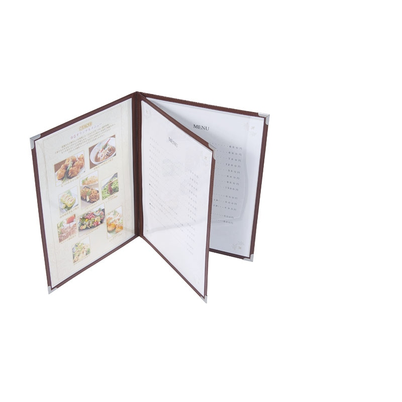 クイックメニュー A4/中綴6頁 黒 36019BLK 1個（ご注文単位1個）【直送品】