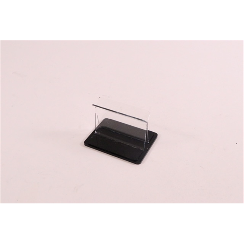 えいむ メニュー&カード立 BS-2 小 ブラック 1個（ご注文単位1個）【直送品】