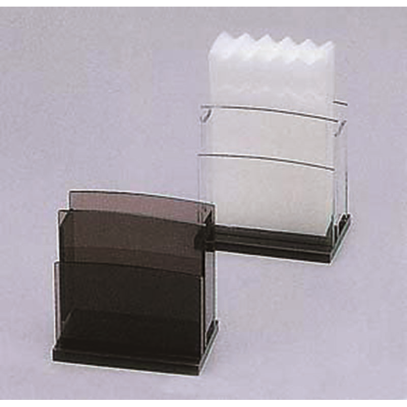 えいむ ナフキン&ブック立 1列 NT-12 クリア 1個（ご注文単位1個）【直送品】