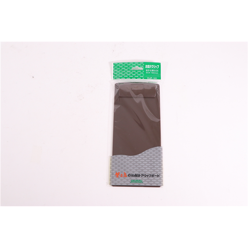 シンビ CLIP-101 伝票クリップ 茶 1個（ご注文単位1個）【直送品】